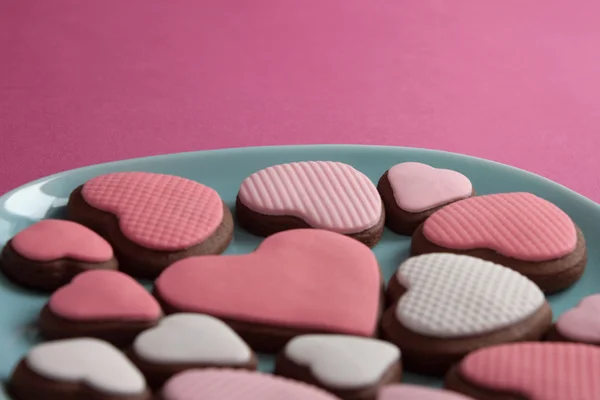 Galletas en forma de corazón — Foto de Stock