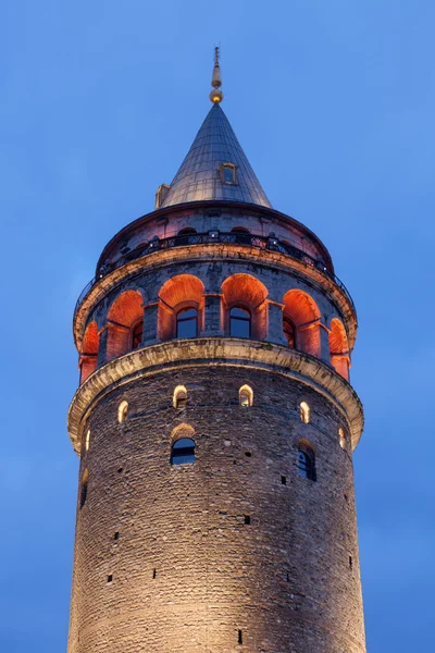 Torre de Galata à noite — Fotografia de Stock
