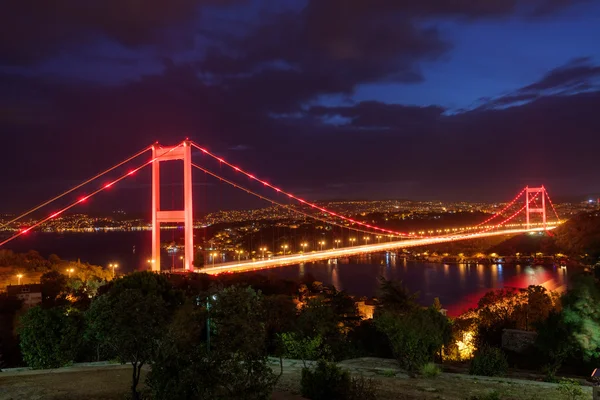 Мост Фатиха султана Мехмета — стоковое фото