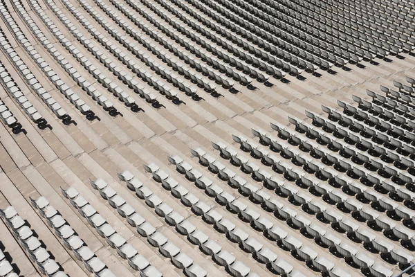 Plastic stadium seats — Stock Photo, Image