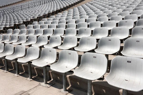 Plastová sedadlaplast stadion sittplatser — Stock fotografie