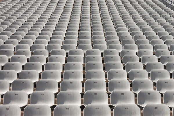 Kunststoff-Stadionsitze — Stockfoto