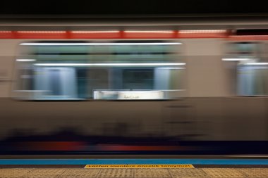 Istanbul metro treni