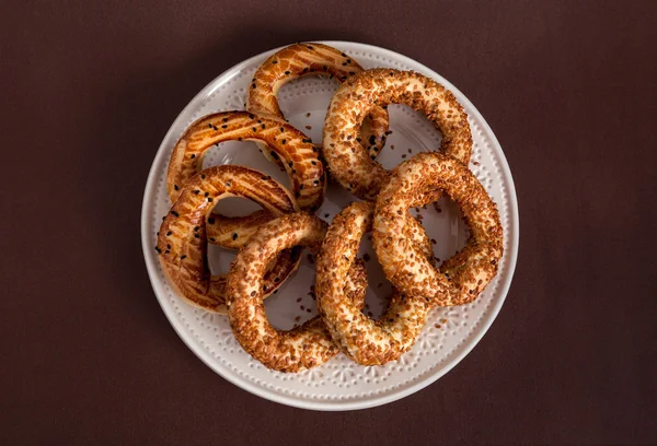 Bagel turchi (kandil simiti ) — Foto Stock