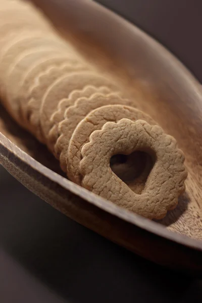 คุกกี้ขนมปังขิงกับซินนามอน — ภาพถ่ายสต็อก