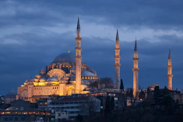 Мечеть Сулеймана в Стамбуле — стоковое фото