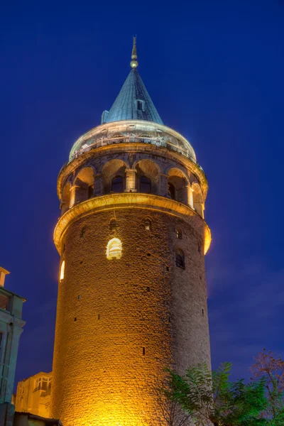 Torre Galata con iluminación — Foto de Stock