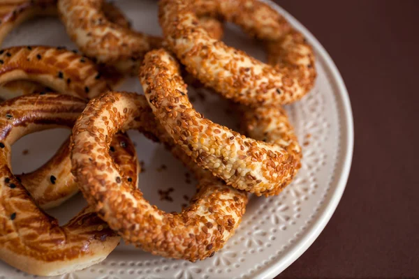 Bagel turchi (kandil simiti ) — Foto Stock