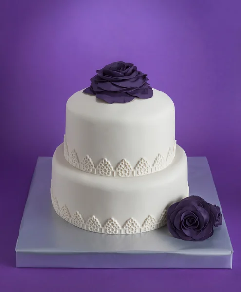 Bröllop eller födelsedag tårta — Stockfoto