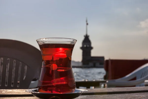 Malerischer Blick auf den Mädchenturm — Stockfoto