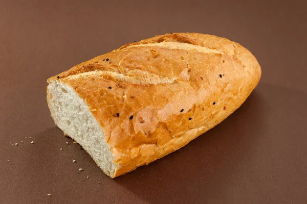 白パンの半分 — ストック写真