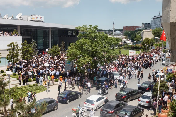 Dogus power center protest — Stockfoto