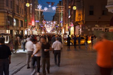 People protesting by standing