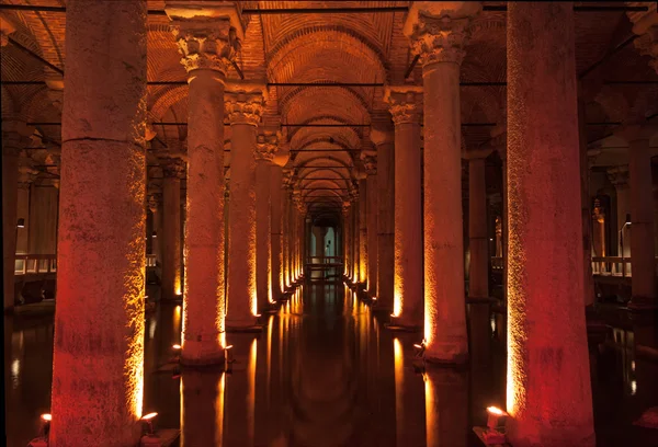 Arco galeria na Basílica Cisterna — Fotografia de Stock