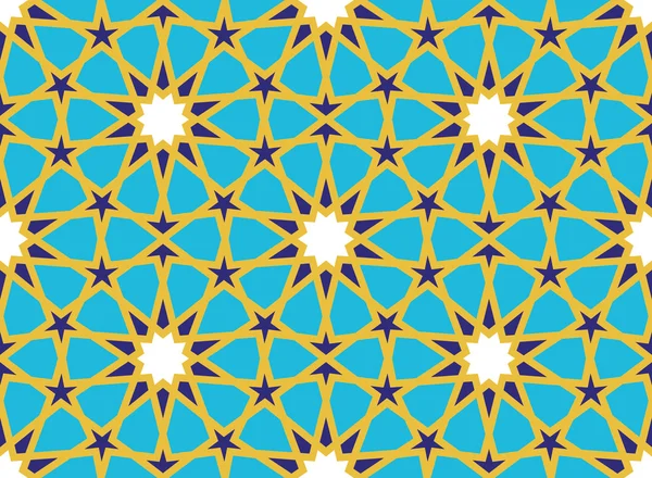 イスラムのシームレスなパターン — ストックベクタ
