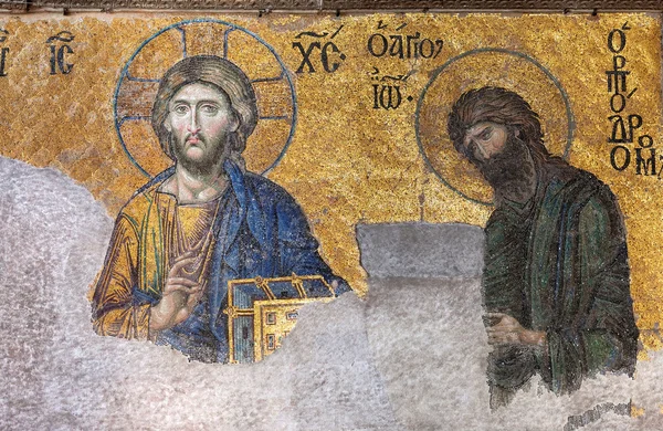 Byzantinisches Mosaik aus dem 13. Jahrhundert — Stockfoto