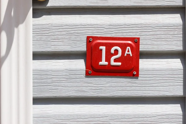 A house number twelve — Stock Photo, Image