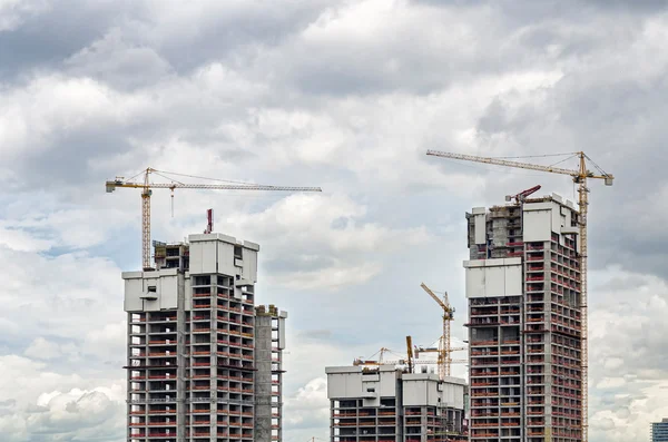 Modern skyscrapers construction — Stock Photo, Image