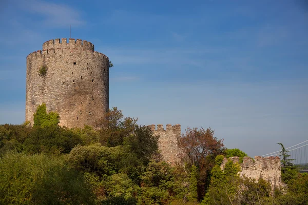 Castelo Rumelian famoso — Fotografia de Stock