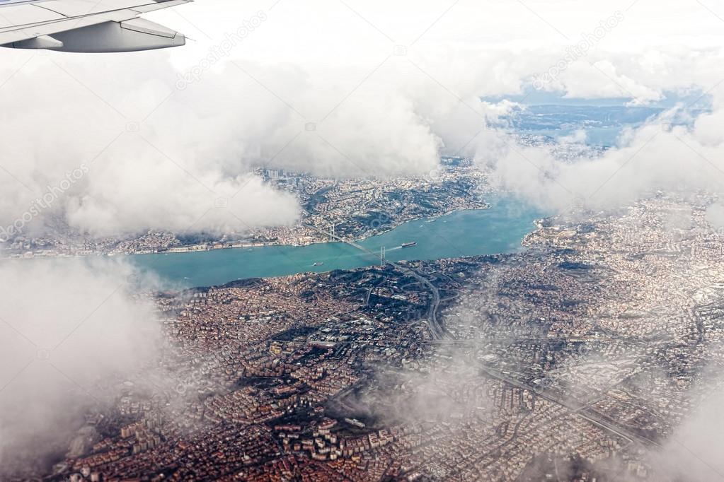 Aerial view of Istanbul