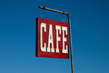 Cafe işareti tarihi yol boyunca