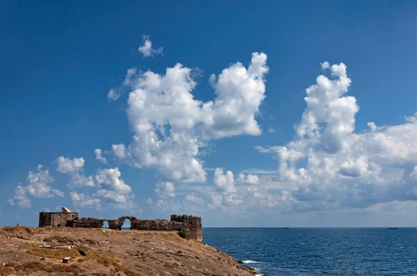 Vista pitoresca do Castelo Rumeliano — Fotografia de Stock