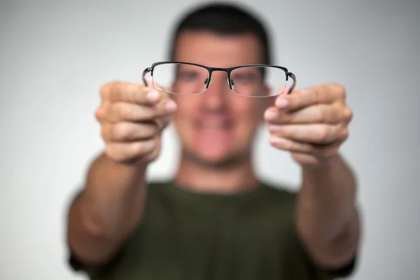 Mann mit Brille — Stockfoto