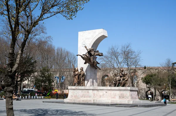 Statua di Fatih Sultan Mehmed — Foto Stock