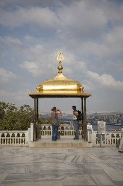 Turistler fotoğraf Arbor'da çekmek