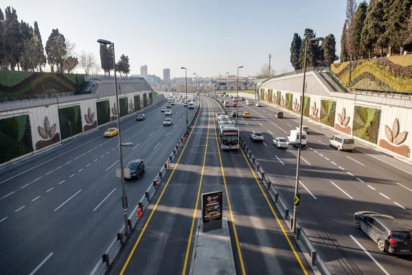 Dag trafik på Fatih district — Stockfoto