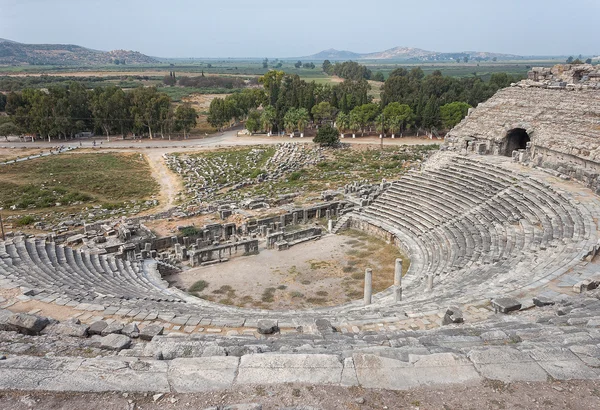 Milet 的古代圆形剧场 — 图库照片