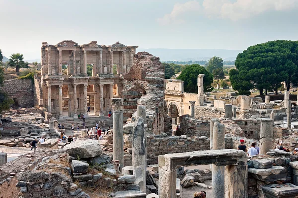 Αρχαία Έφεσο ρωμαϊκά ερείπια — Φωτογραφία Αρχείου