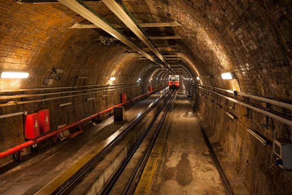 Vecchio tunnel funicolare — Foto Stock