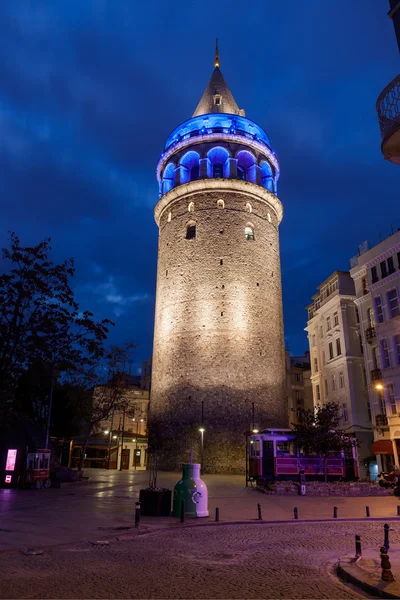 Torre de Galata à noite — Fotografia de Stock