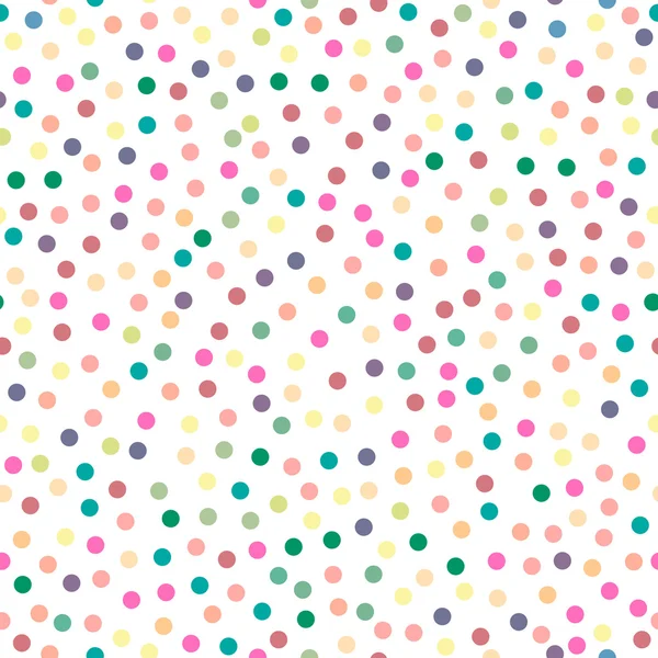 Kusursuz desen. Beyaz arka planda çok renkli daireler. Doku. Vektör