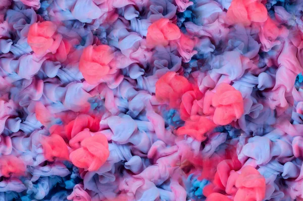 Soyut arkaplan. Parlak pembe. bulut, mavi duman.