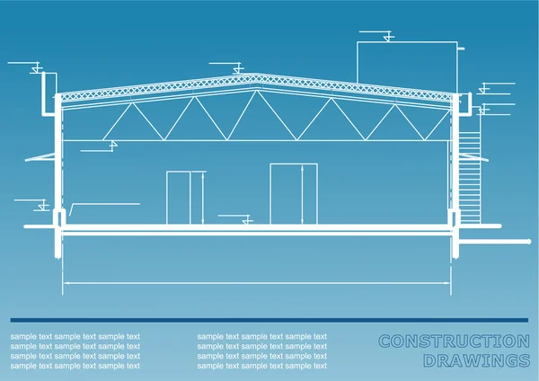 Dibujos. Ilustración Ingeniería — Vector de stock