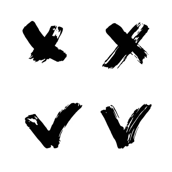 Doodle Grunge Stil Ikone Handzeichnung Farbe Pinselzeichnung Vereinzelt Auf Weißem — Stockvektor