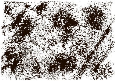 Siyah arkaplan grunge dokusu. Sıkıntılı Etki. Eski çizikler, lekeler, boya lekeleri, lekeler. Soyut yumuşak desenli efekt