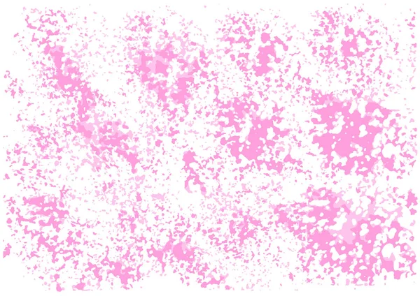 Roze Achtergrond Grunge Textuur Verontrustend Effect Oude Krassen Verfspatten Strepen — Stockvector