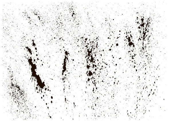Siyah Arkaplan Grunge Dokusu Sıkıntılı Etki Eski Çizikler Boya Lekeleri — Stok Vektör