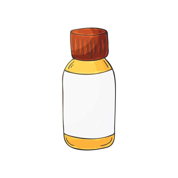 Medical Icon Vector Illustration Hand Draw Style Isolated White Background — 스톡 벡터