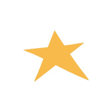 Noel, kış ikonu. Yıldız. Düz çizimler. Kartpostallar, el ilanları, afişler ve iç tasarım için tasarım. Simge, rozet