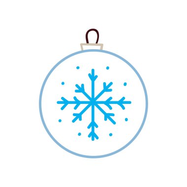 Noel, kış ikonu. El çizimi çizimi. Noel süsü. Renkli taslak. Boyama sayfaları, kartpostallar için tasarım. Simge, rozet, işaret, etiket, iğne