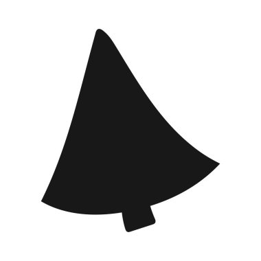 Noel, kış ikonu. Noel ağacı. Siluet. Bilmeceler ve çocuklar için eğitici aktiviteler tasarlıyor. Simge