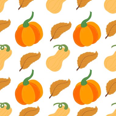 Şükran Günü. Balkabağı kumaş deseni. Sonbahar pürüzsüz desen. Doğal stil, çeşitli izler, eşarplar, giysiler için uygun.