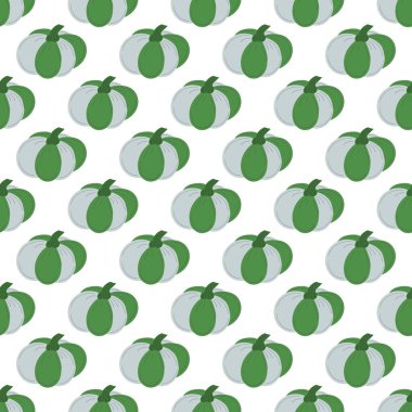 Balkabağı kumaş deseni. Kabak pürüzsüz vektör deseni. Doğal stil, çeşitli baskılar için uygun