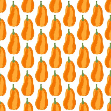 Balkabağı kumaş deseni. Sonbahar pürüzsüz desen. Doğal stil, çeşitli izler, eşarplar, giysiler, yastık ambalajı için uygun.