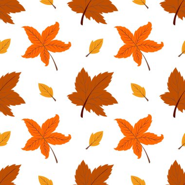 Böğürtlenli dikişsiz sonbahar deseni. Sonbahar ormanı, yapraklar. Mutfak tasarımı için desen, menüler