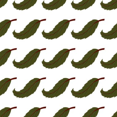 Sevimli sonbahar pürüzsüz deseni. Masal ağacı yaprakları. Çocuk odası tasarımı, duvar kağıdı, tekstil, giysi deseni